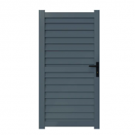 Shiplap Garden Gate 1100x1765mm Assembled Anthracite