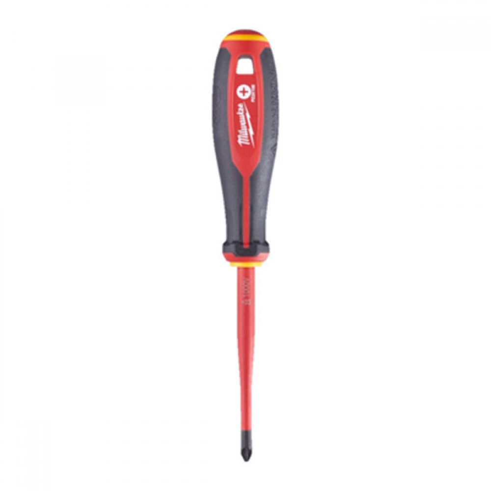 Milwaukee Tri-Lobe VDE Screwdriver PZ2 x 100mm