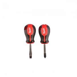 Milwaukee Tri-Lobe Stubby Screwdriver Set 2pc