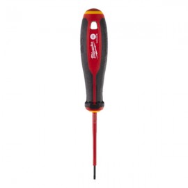Milwaukee Tri-Lobe VDE Screwdriver Slotted 0.4 x 2.5 x 75mm