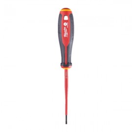 Milwaukee Tri-Lobe VDE Screwdriver Slotted .5 x 3 x 100mm