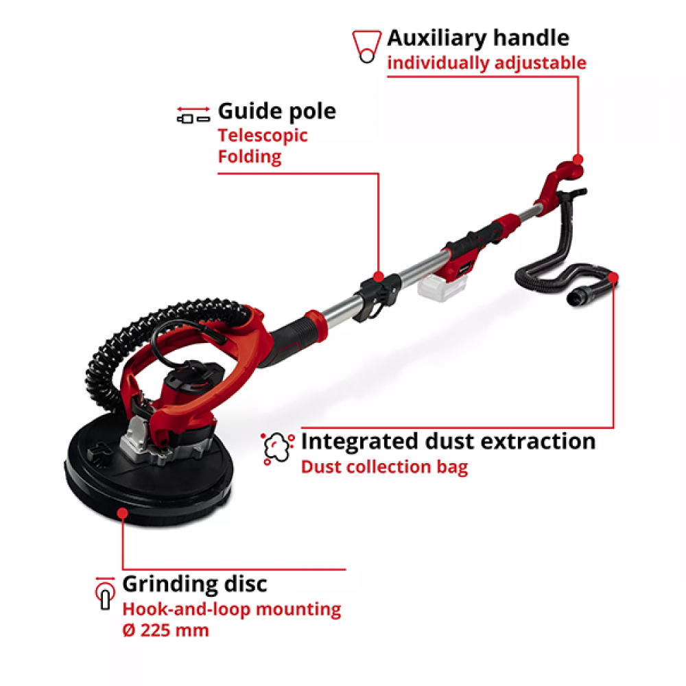 18v 225mm Professional Drywall Sander Body Only
