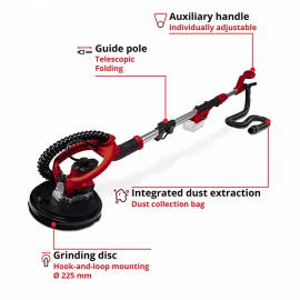 18v 225mm Professional Drywall Sander Body Only