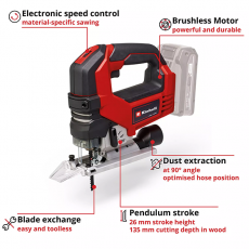 18v 135mm Professional Jigsaw Body Only
