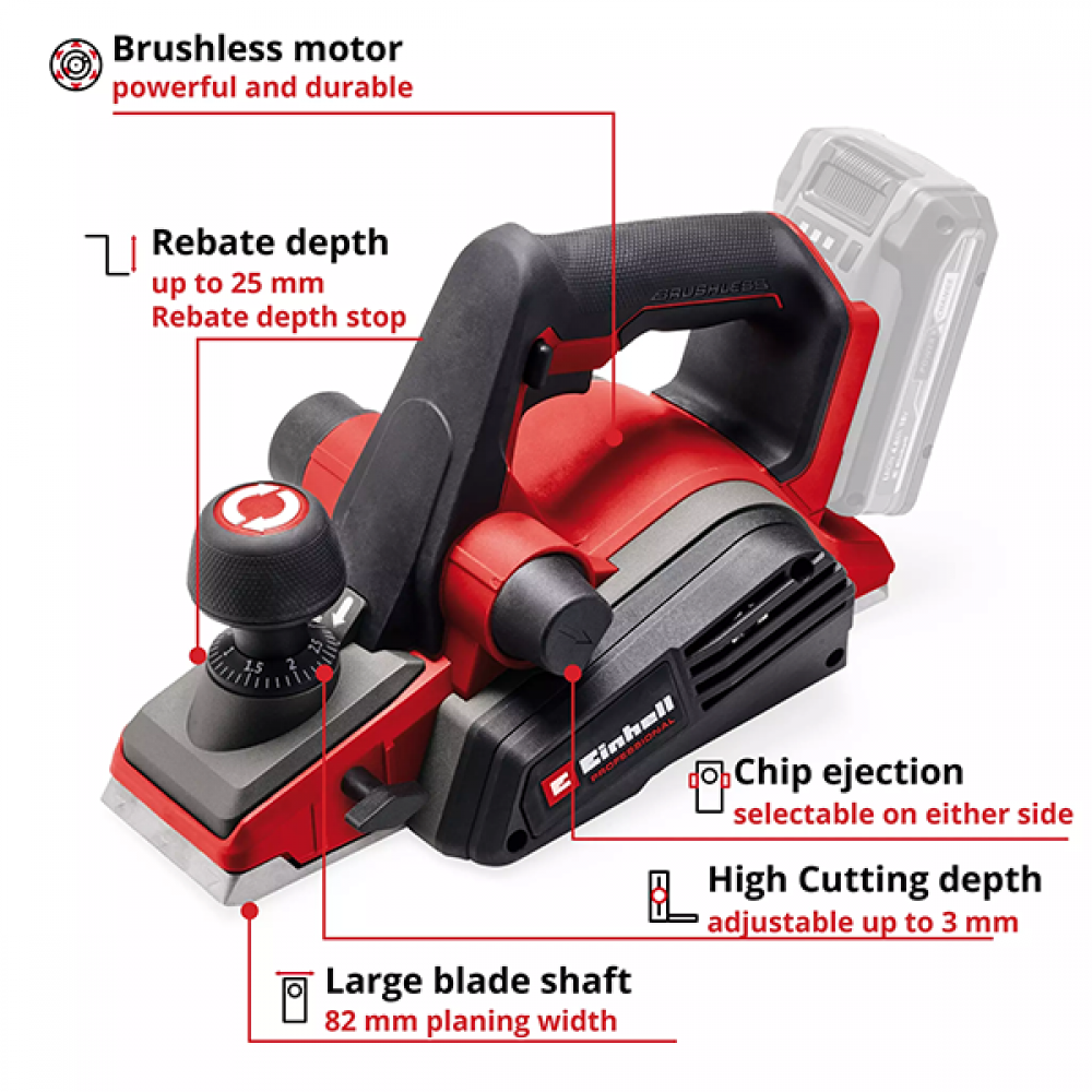 18v 3mm Professional Planer Body Only | 4345405