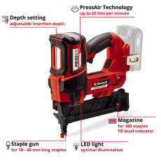 18v Professional Cordless Stapler Body Only