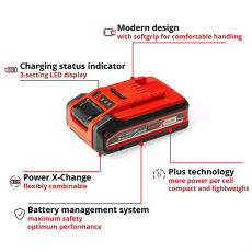 Einhell 18v 4,0ah Plus Slimline Battery | 4511553