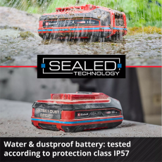 Einhell 18v 4,0ah Plus Water & Dust Proof Slimline Battery | 4511627