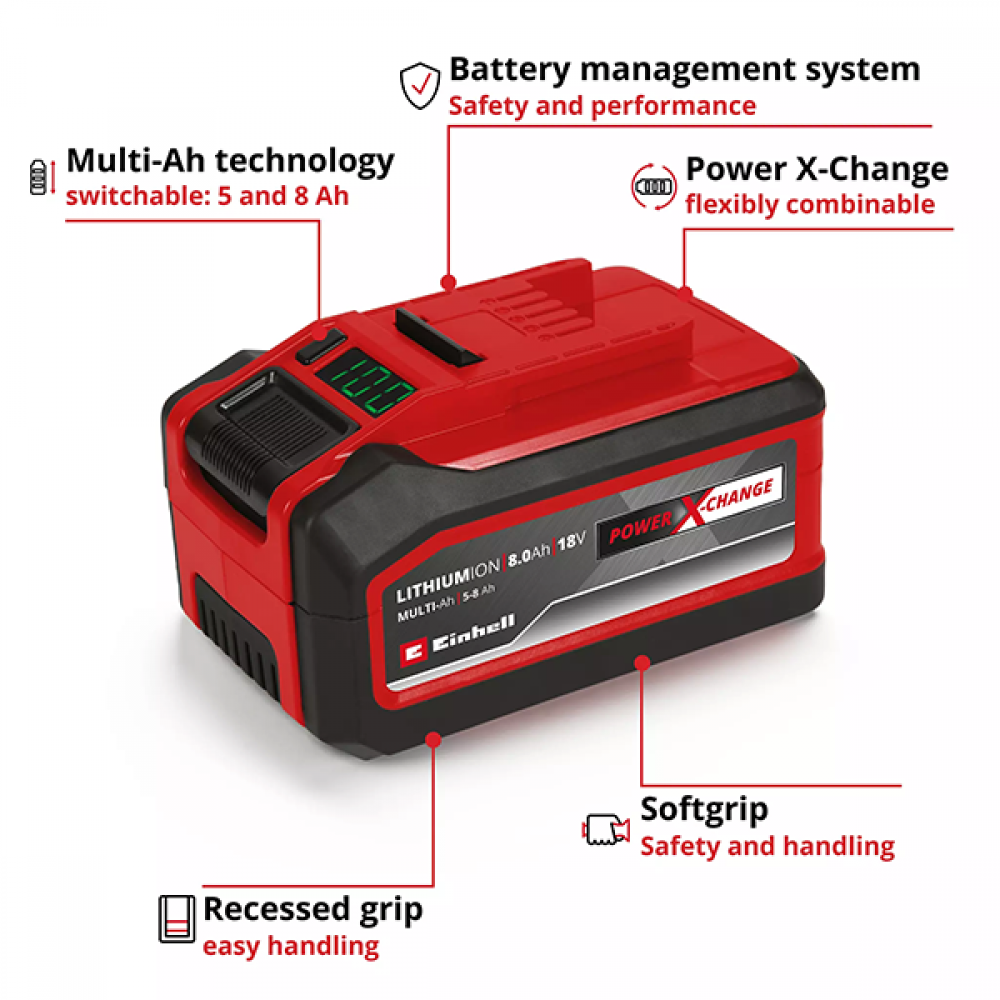 18v 5-8ah Power-X Plus Battery