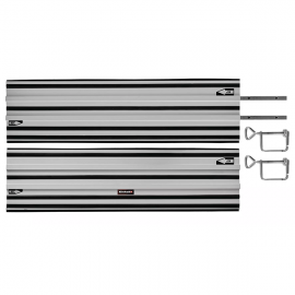 Guide Rails For Plunge Saw (2 X 1000mm) | 4502118