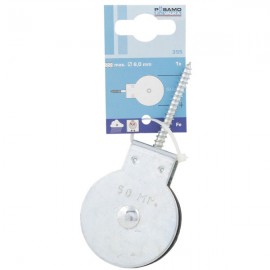 Posamo Single Wheel Screw Pulley 10x50mm | PS2100900060