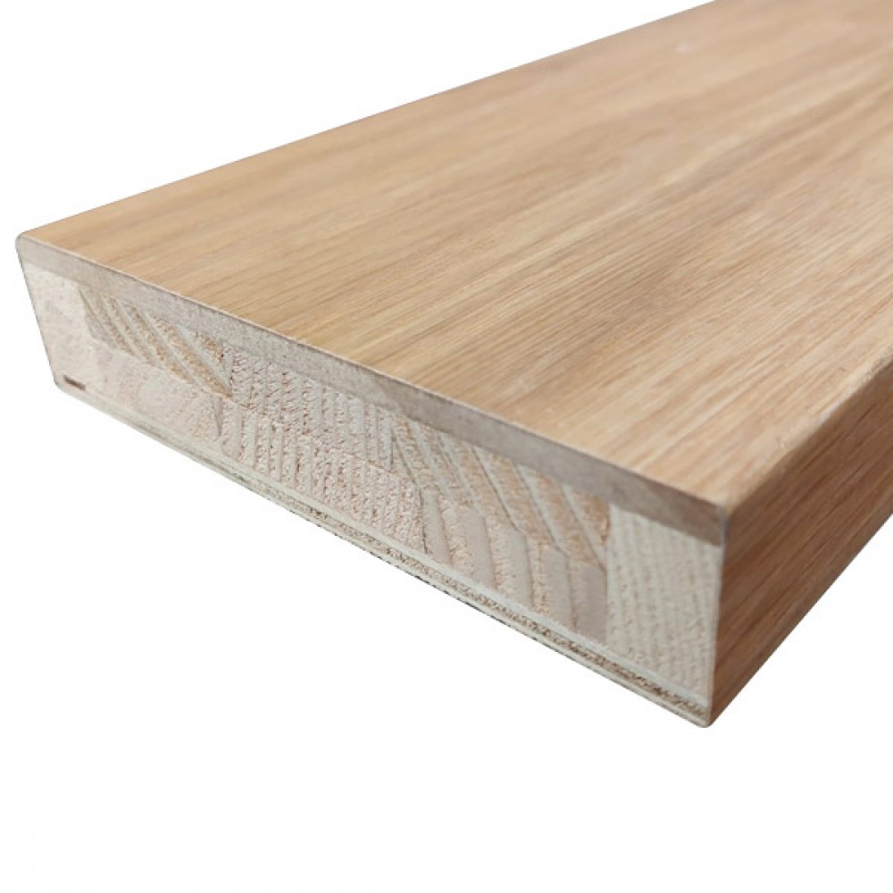 Solid Pre-finished White Oak Door Frame Set 5 1/4"