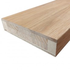 Solid Pre-finished White Oak Door Frame Set 5 1/4"
