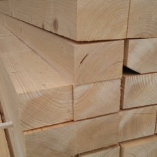 100mm X 75MM | 4" X 3" | White Deal Rough Timber