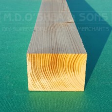 100mm X 75MM | 4" X 3" | White Deal Rough Timber
