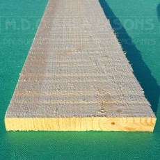 150mm X 22MM | 6" X 1" | White Deal Rough Timber