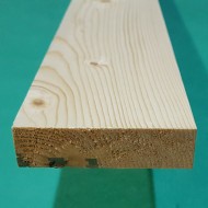 2.4m - 75 X 22 Square Edge White Deal (3x1)