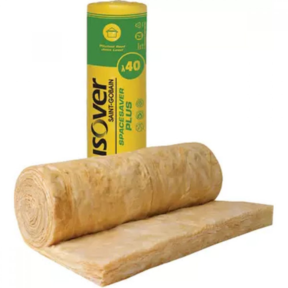 Isover 100mm Spacesaver Plus Roll | 8.12m2 