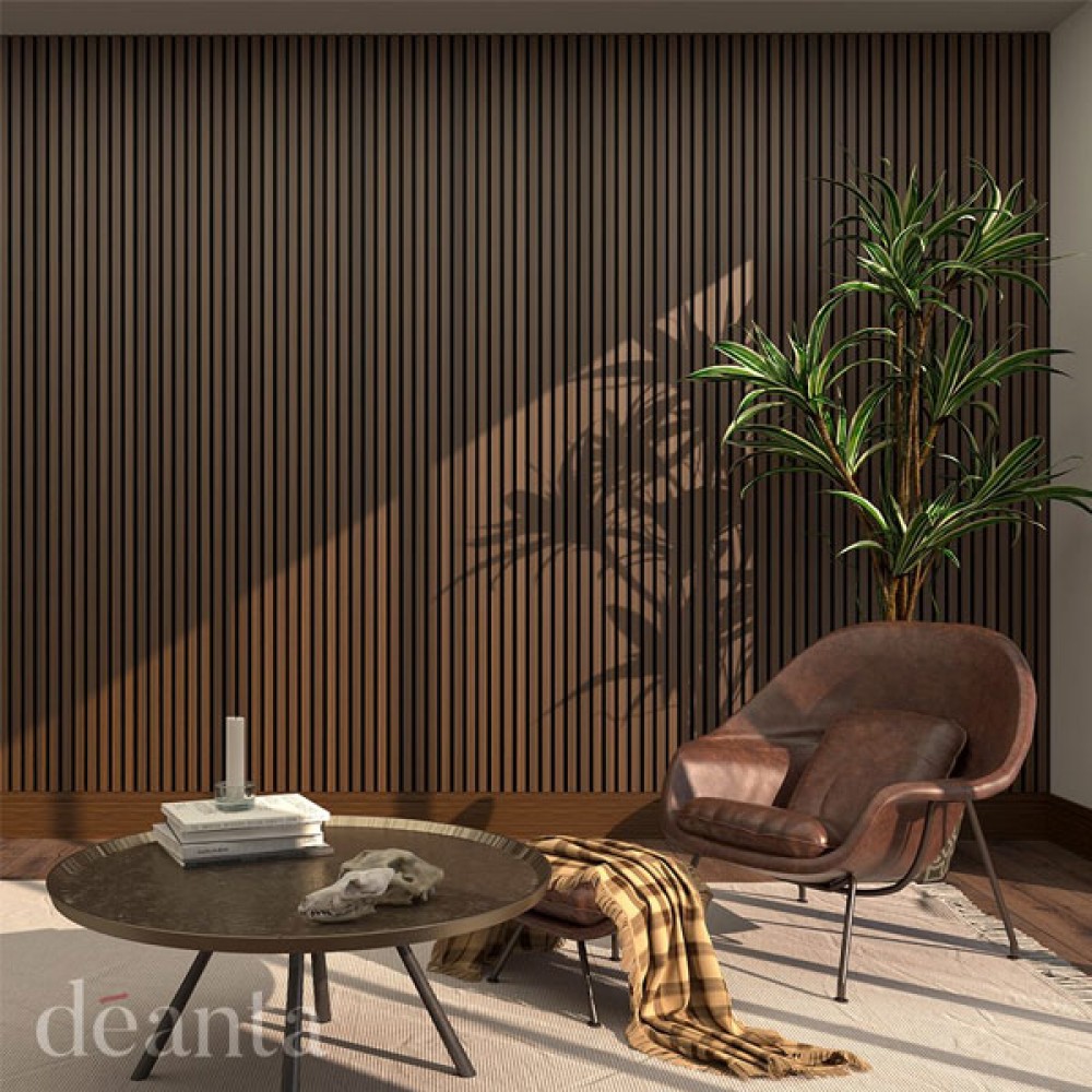 Acoustic Panelling Walnut 2400x600 2pcs Per Box
