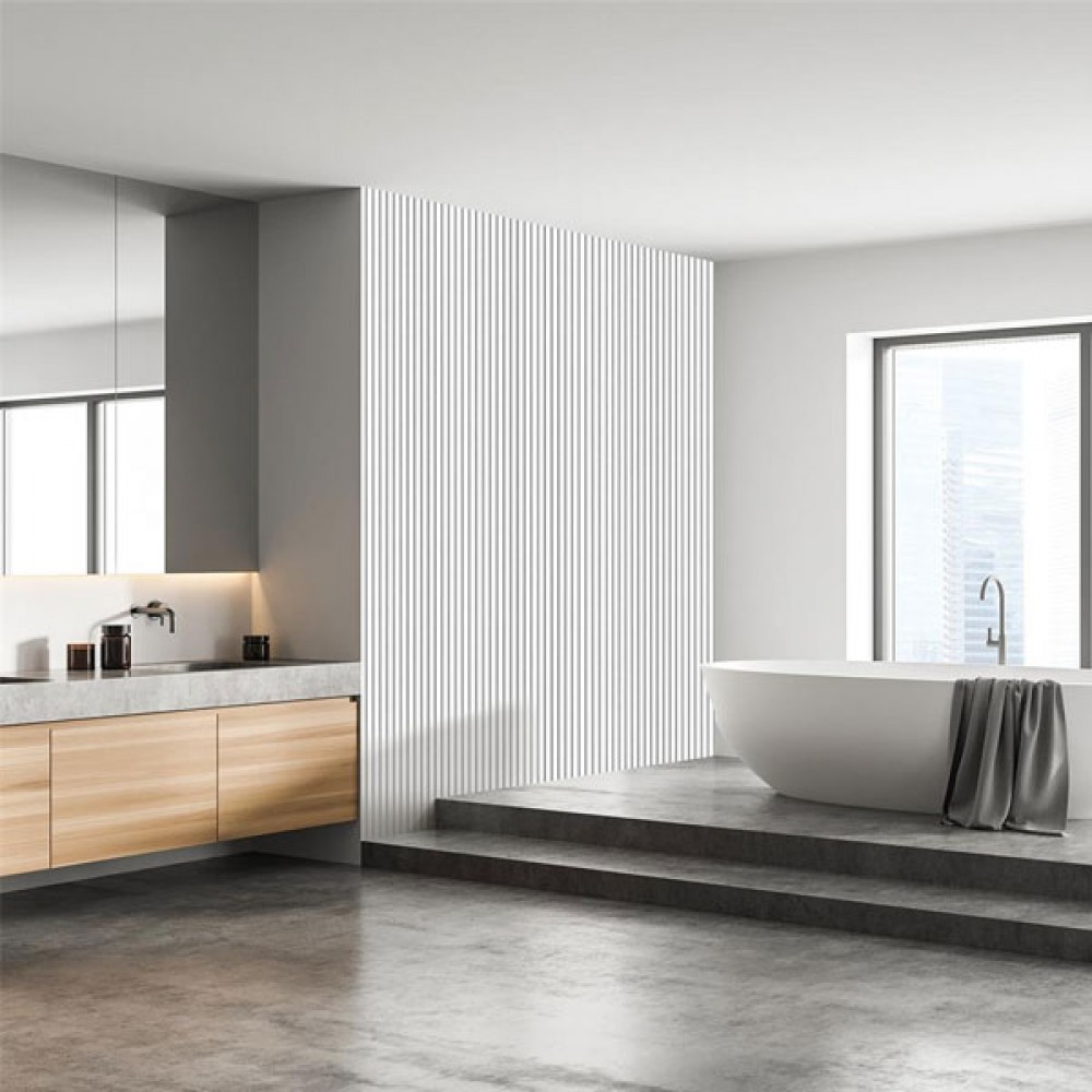 Unika Acoustic Panel | 2.44m x 600mm x 22mm | White