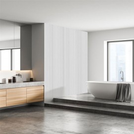 Unika Acoustic Panel | 2.44m x 600mm x 22mm | White