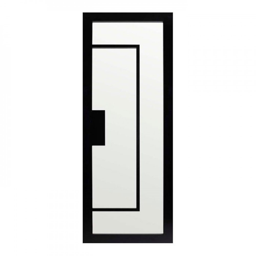 Barcelona Black Primed With Clear Glass F083
