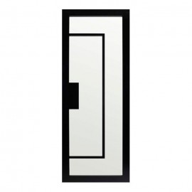 Barcelona Black Primed With Clear Glass F083