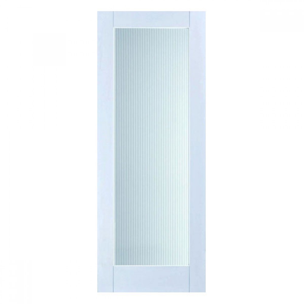 Ionic 1 Panel Reeded White Primed