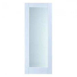 Ionic 1 Panel Reeded White Primed