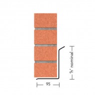 Steel Single Leaf Lintel | 95mm | Sb/k | Size Options