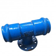 110x80mm Ductile Iron To Pvc Tee