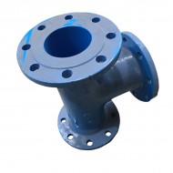 100mm - 100mm Ductile Iron All Flanged Tee