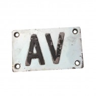 A.V. Marker Plate (Air Valve)