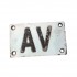 A.V. Marker Plate (Air Valve)