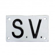 S.V. Marker Plate (Sluice Valve)