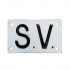 S.V. Marker Plate (Sluice Valve)