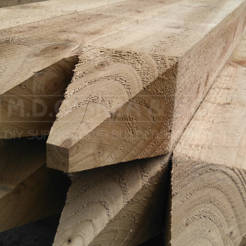 4x4 Pointed Posts Treated | 8fts
