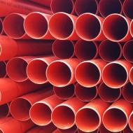6m Lengths Red Esb Ducting | Choose Diameter