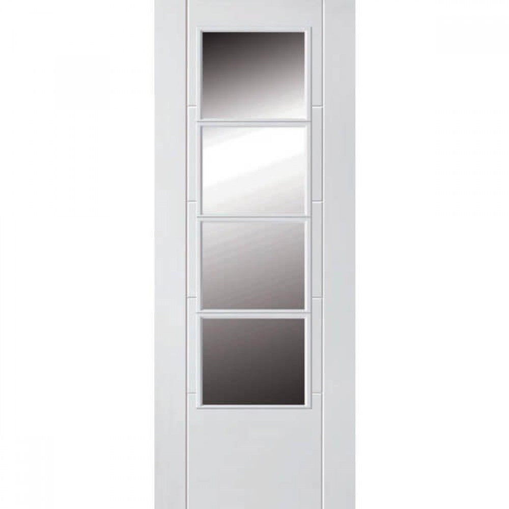 Doras Torea Java White | Clear Glass