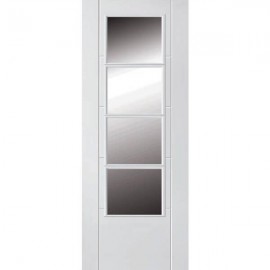 Doras Torea Java White | Clear Glass