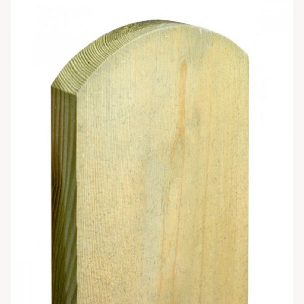 4" X 1" Round Top Board 6ft