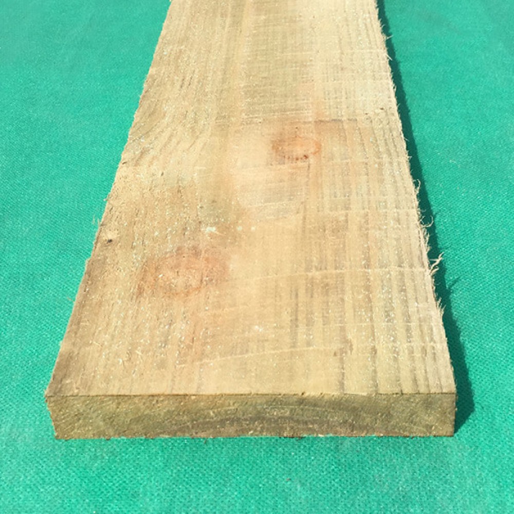 150mm X 22MM | 6" X 1" | Treated White Deal Rough Timber