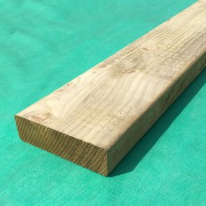 150mm X 44MM | 6" X 2" | Treated White Deal Rough Timber