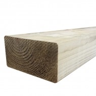 150mm X 75MM | 6" X 3" | Treated White Deal Rough Timber