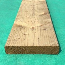 225mm X 44MM | 9" X 2" | Treated White Deal Rough Timber