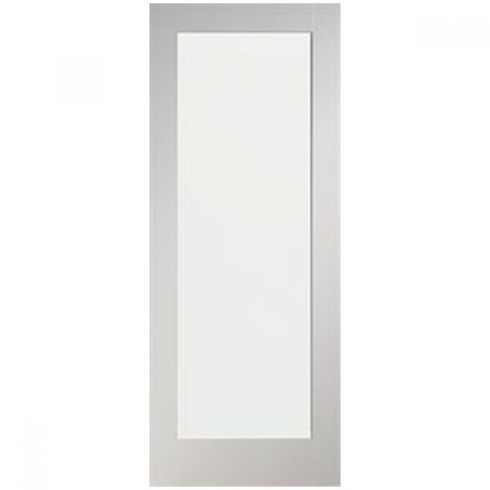 Deanta NM6G Primed Shaker Frosted Glazed Door