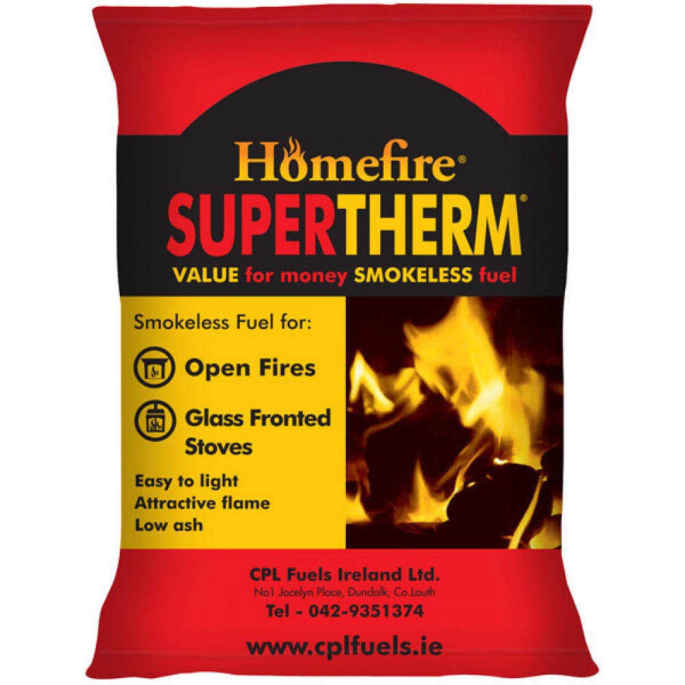 20kg Homefire Supertherm Smokeless Coal
