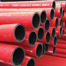 2" Red Esb Ducting 6m Non Socketed