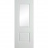 Doras Arnhem 1 Lite Door | Painted White | Clear Glazed