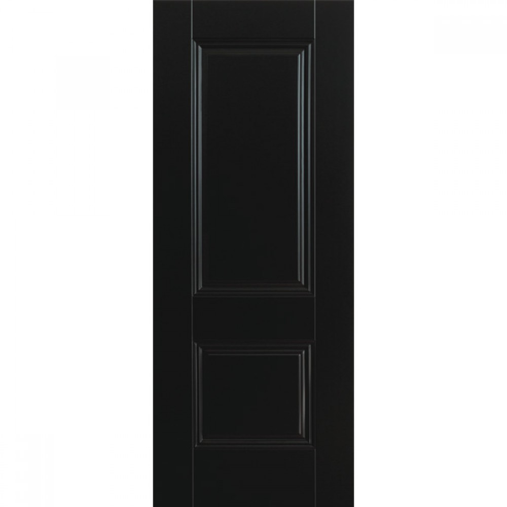 Doras Arnhem 2 Panel Door Painted Black